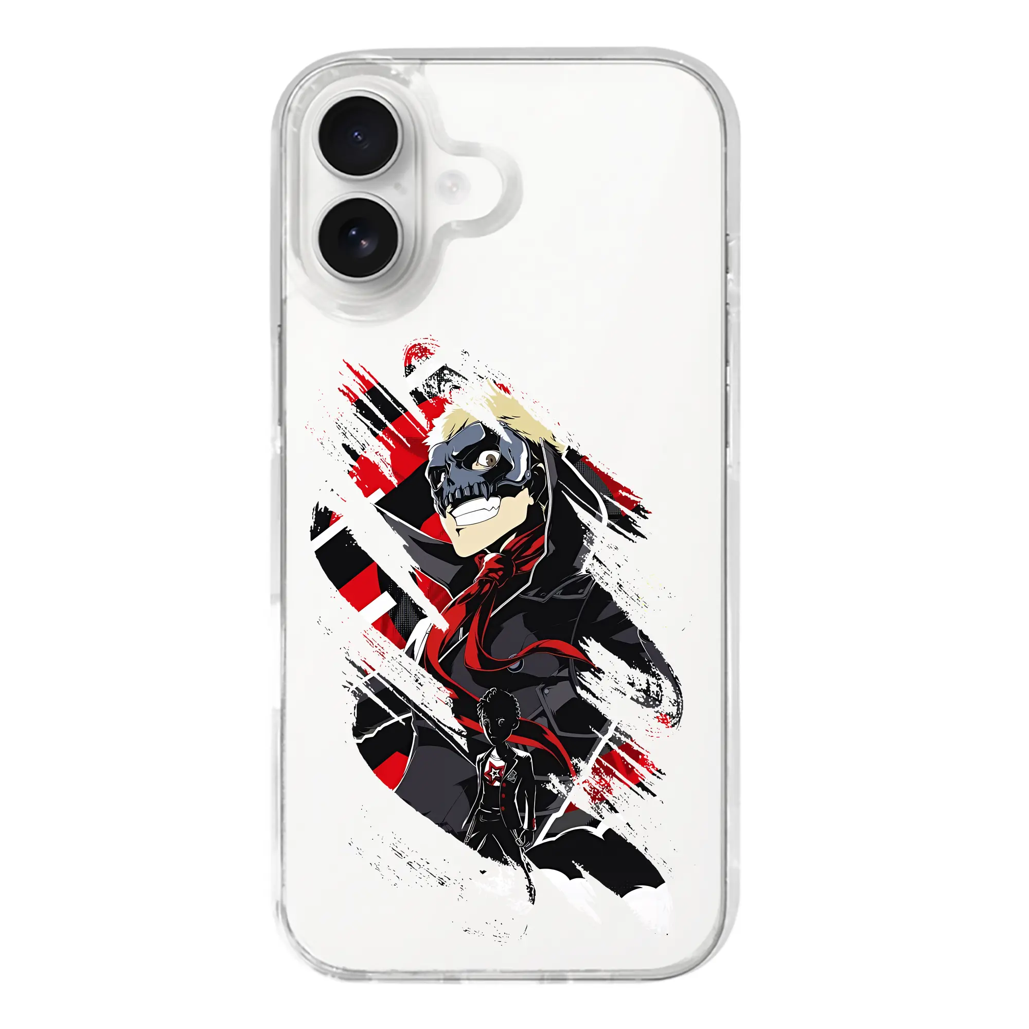 ペルソナ グッズ,坂本竜司 - iPhone 17シリーズ 透明スマホケース – 薄型・耐衝撃・精密フィット保護カバー